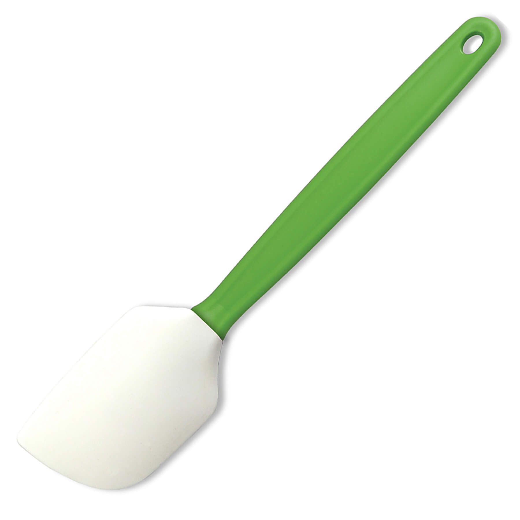 Blank - Cilantro Green Handle - White Spatula